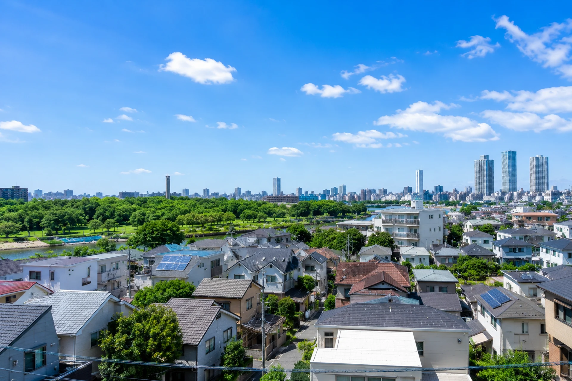 緑豊かな住宅街